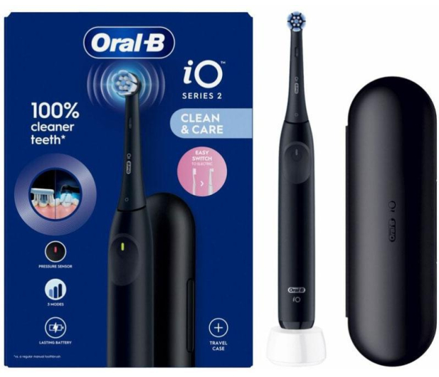 Oral-B iO2 (BLACK) Z ETUI - 1366983 - zdjęcie